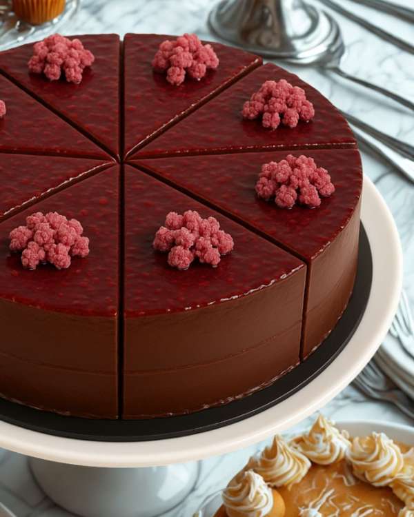 TORTA ČOKOLADA MALINA- BREZČASNA ELEGANCA
